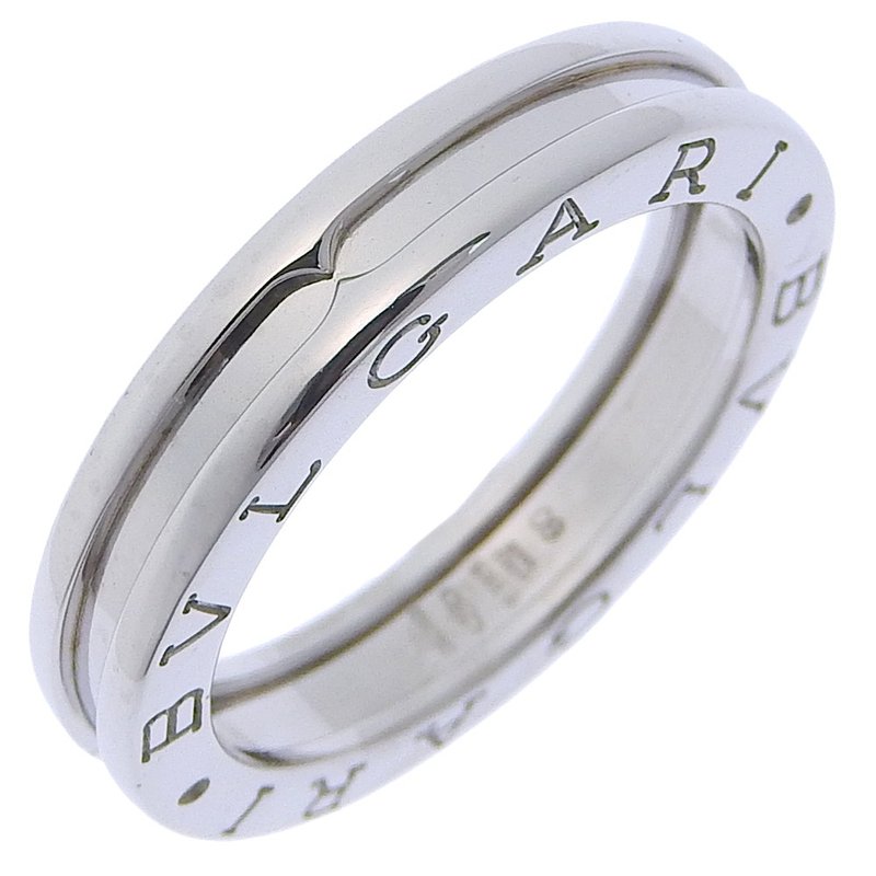 【日本直送】ブルガリ BVLGARI B-zero1 19.5号 リング・指輪 ビーゼロワン 1バンド K18WG 約7.2g メンズ【中古】 - 戒指 - 貴金屬 銀色