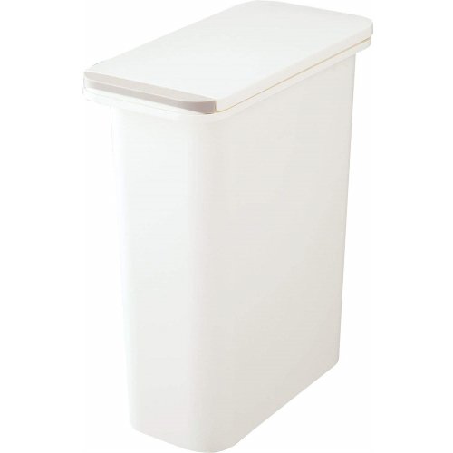 Japan OKA Antibacterial Corner Flip Lid Small Trash Can-4.4L