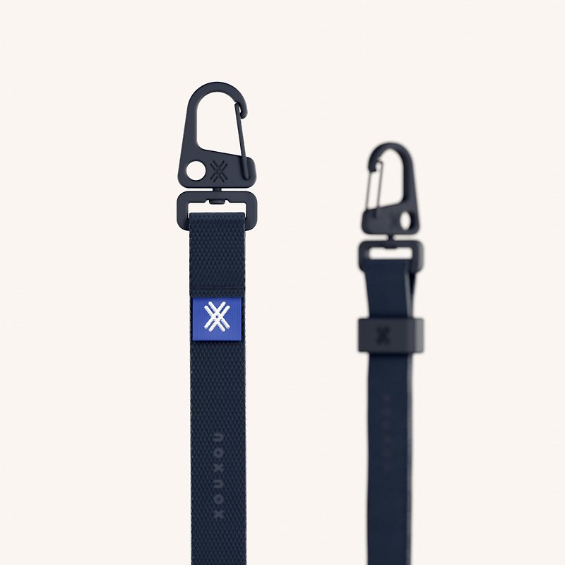 ไนลอน อุปกรณ์เสริมอื่น ๆ สีน้ำเงิน - XOUXOU Phone Slim Lanyard-Midnight