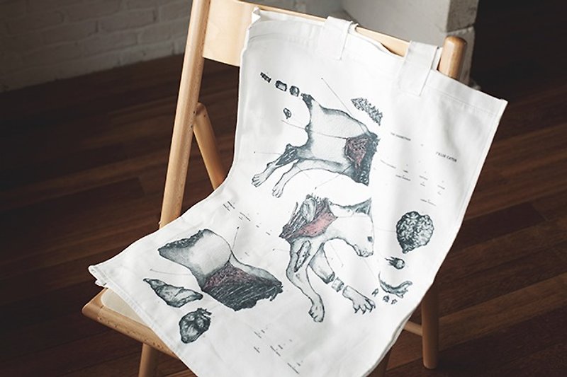 The Dissection of Felis Catus - oversized tote bag