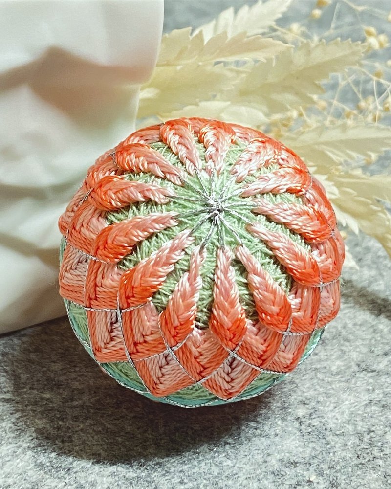 Temari - Charms - Thread Orange