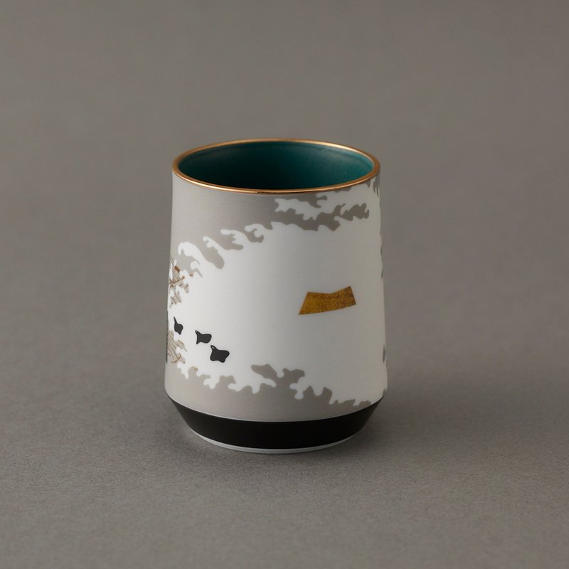 unnamed japan | Mino Ceramics (Transfer Printing)  Cup / Plover - แก้ว - ดินเผา สีเงิน