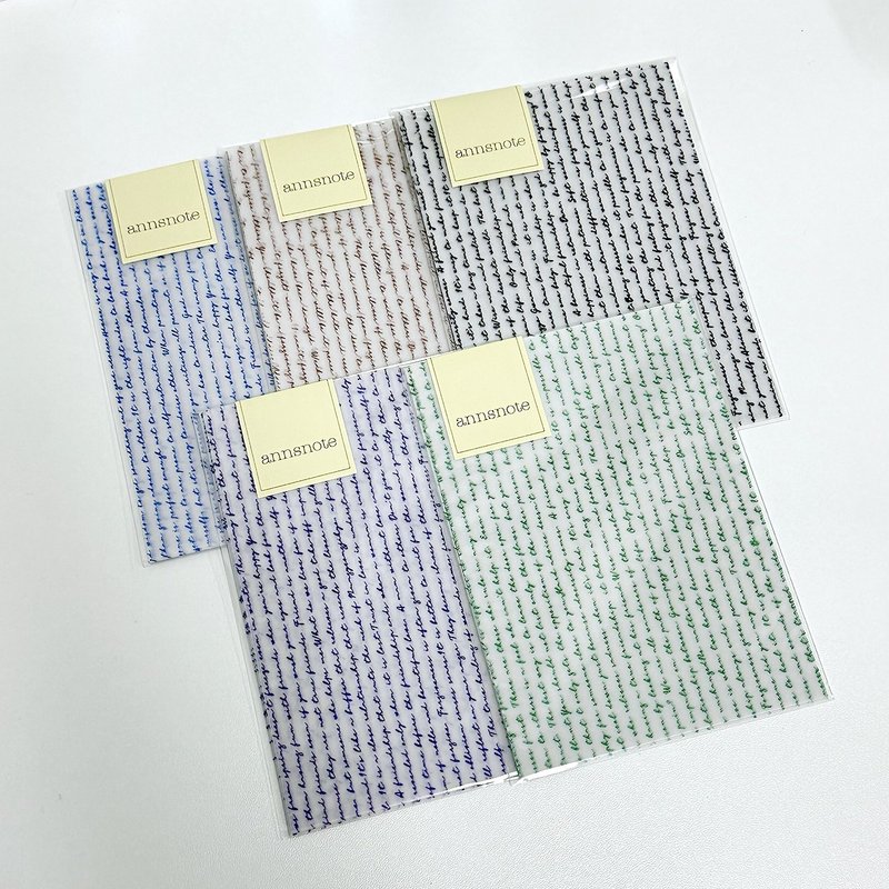 Lettering 130g tracing paper 5 Colors (anns note) vintage collage - 貼紙 - 紙 多色