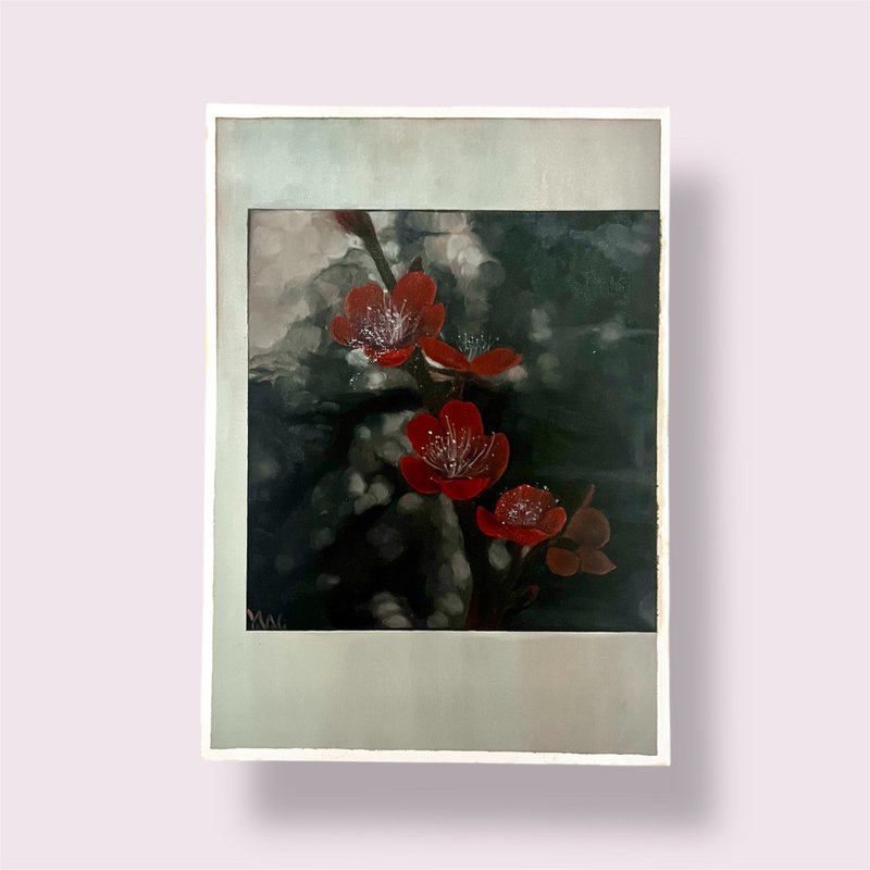 佈置紅梅花 - 海報/掛畫/掛布 - 棉．麻 