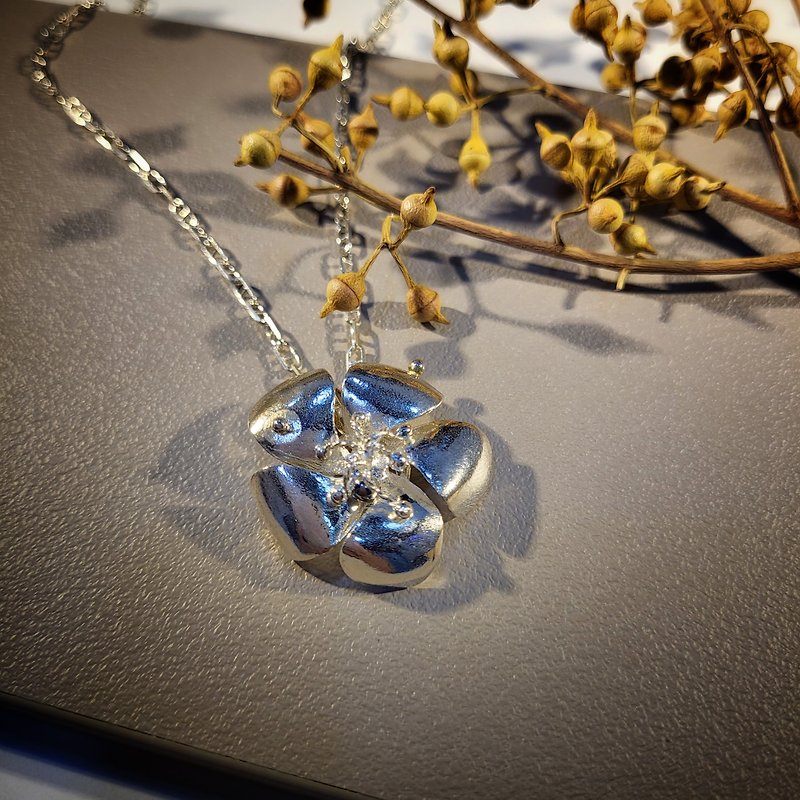 【JE Hand Made】Handmade 925 Sterling Silver Necklace Embellishment - สร้อยคอ - เงิน สีเงิน