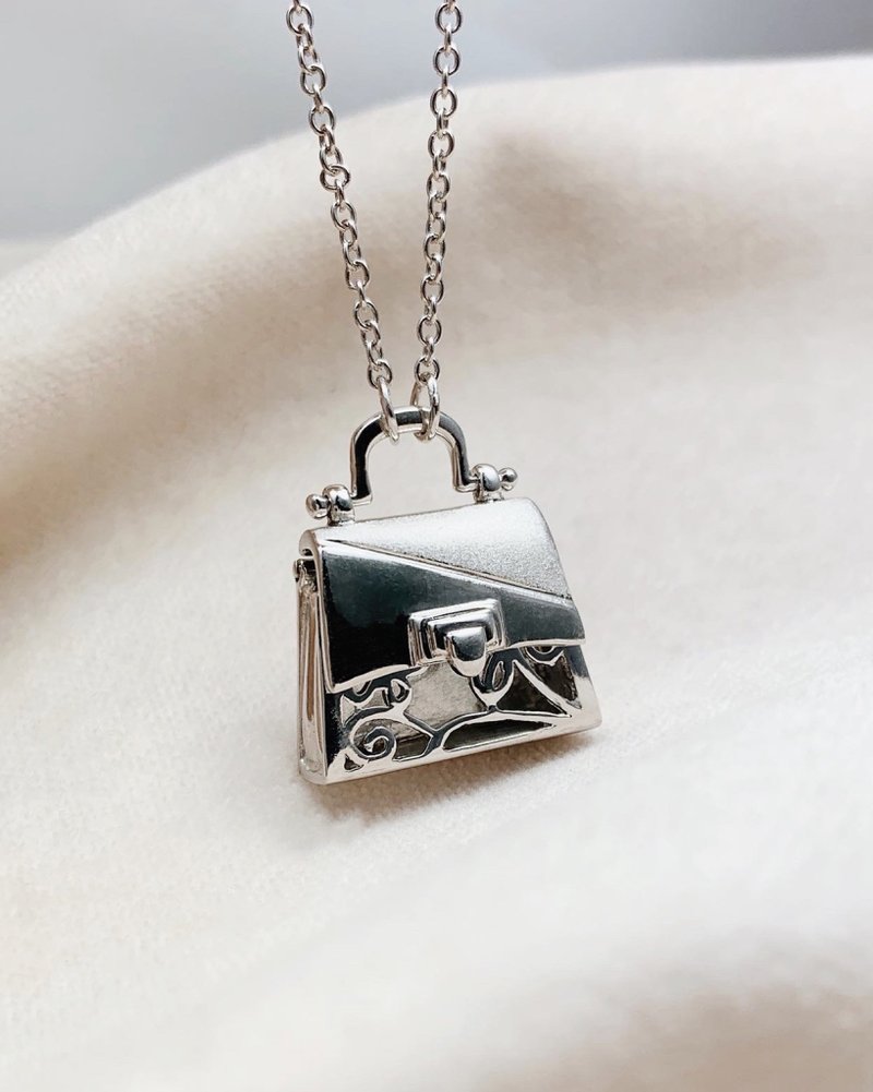 Minilife Series | My Secret Garden Bag Necklace - สร้อยคอ - เงินแท้ 