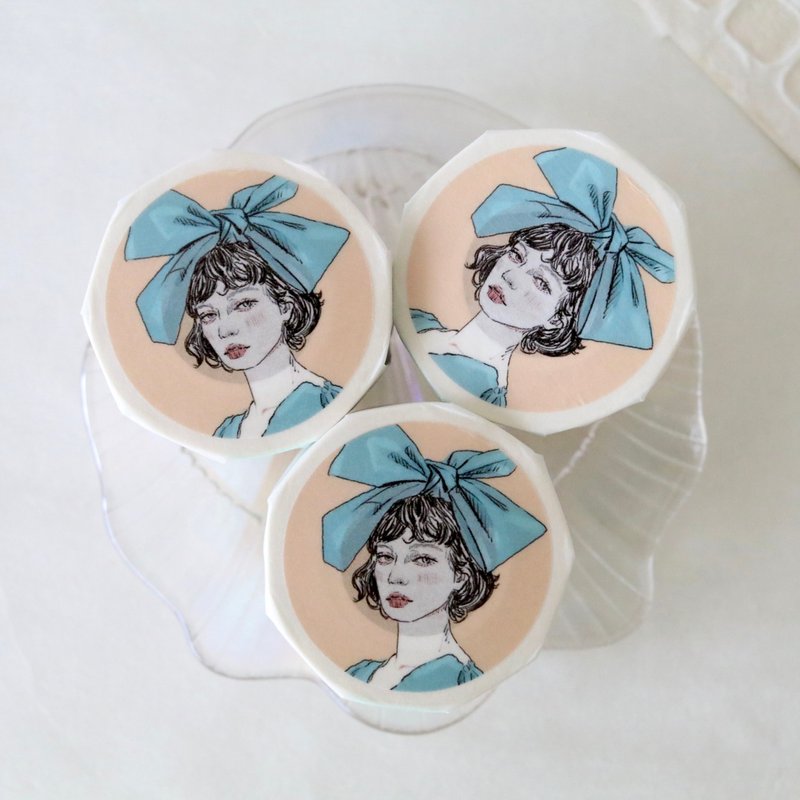 Moments Washi Tape (5cm X 10m) - 紙膠帶/和紙/PET - 紙 白色