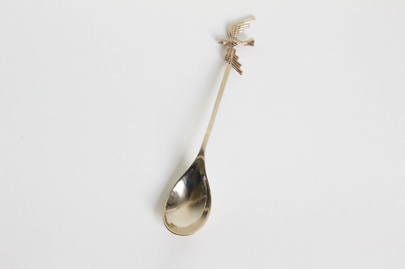Teaspoon Sparrow (copper). - 餐具/刀叉湯匙 - 其他材質 