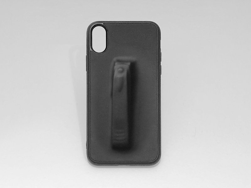 VF Matte iPhone Case Shell Nail Clipper - เคส/ซองมือถือ - วัสดุอื่นๆ สีดำ