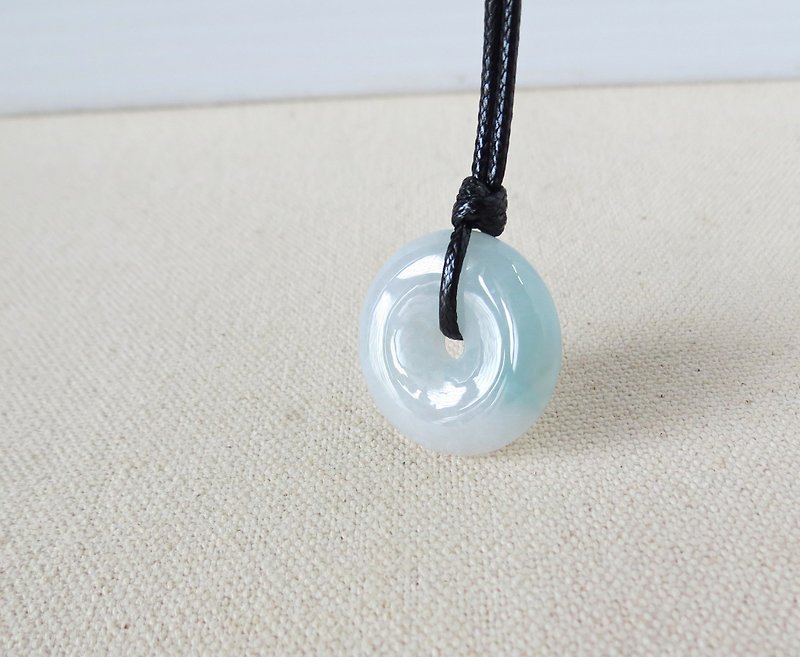 [Peace and good luck] Ping An Jade Korean Wax Thread Necklace in the Year of the Zodiac*BC13*Lucky, protect against villains - Long Necklaces - Gemstone Multicolor
