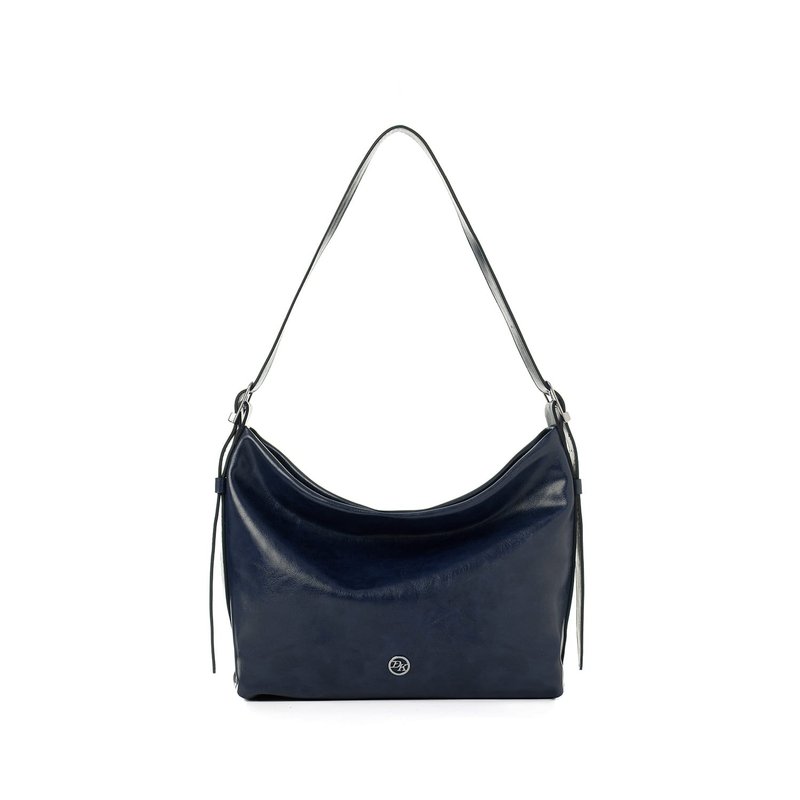 Donkie Made in Korea Bag styles D1103 DARK NAVY - กระเป๋าแมสเซนเจอร์ - หนังเทียม 