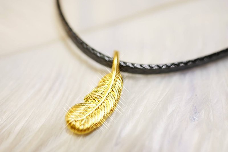 Jiguang Pianyu~The wings are ready-Pendant - Charms - 24K Gold Gold