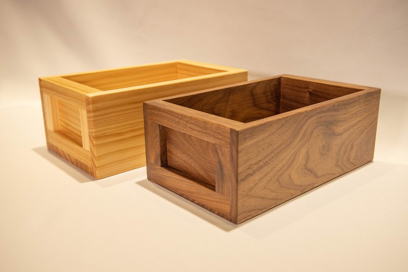【木製必須】インダストリアルスタイルの収納ボックス丨カスタマイズ可能 - 収納用品 - 木製 ブラウン