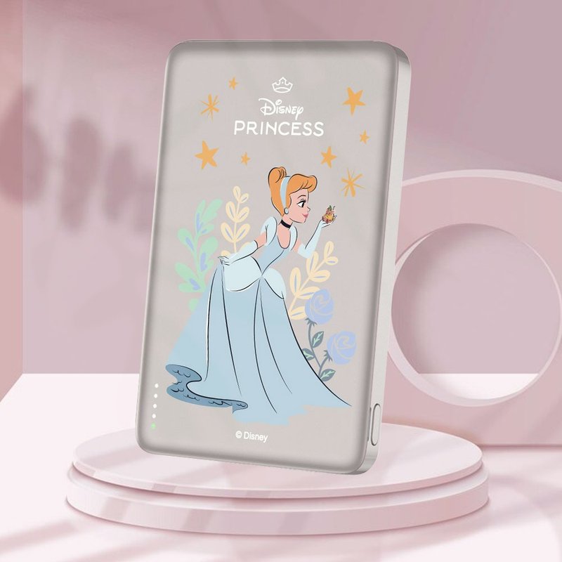 Cinderella - Genuinely authorized Disney 20W PD ultra-thin magnetic wireless fast charging power bank - Chargers & Cables - Other Materials 