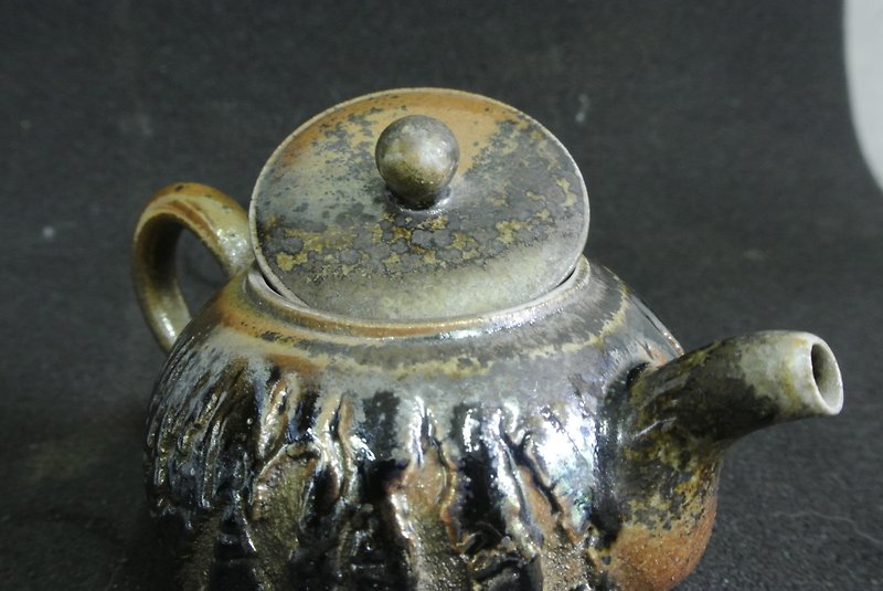 Teapot / firewood / handmade - Teapots & Teacups - Pottery 