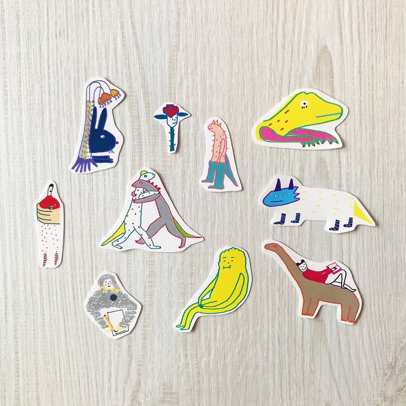 Us Without Words | Sticker Pack (10 in) - Stickers - Paper Multicolor