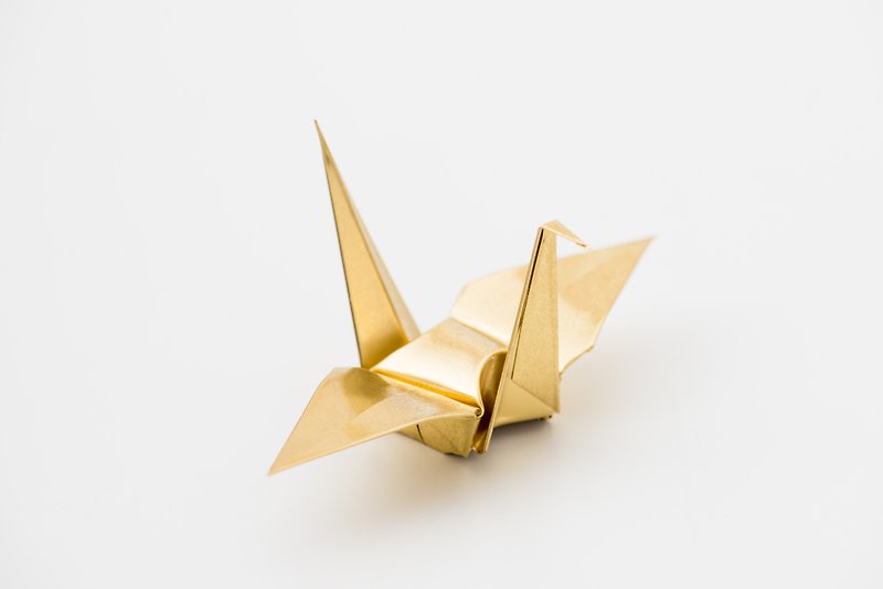黃銅鶴 【日本製造】 - 裝飾/擺設  - 其他金屬 金色