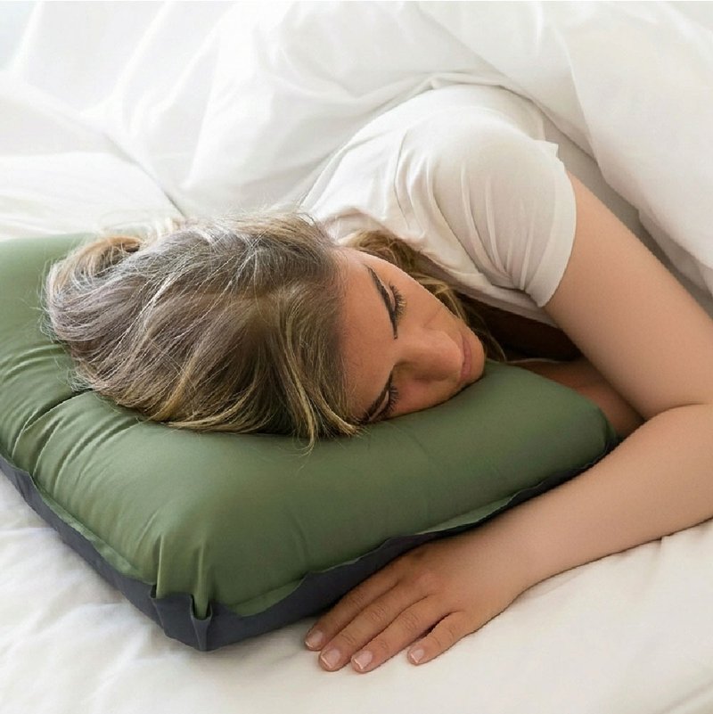 雙感枕-露營枕、充氣枕 - 頸枕/午睡枕 - 其他材質 多色