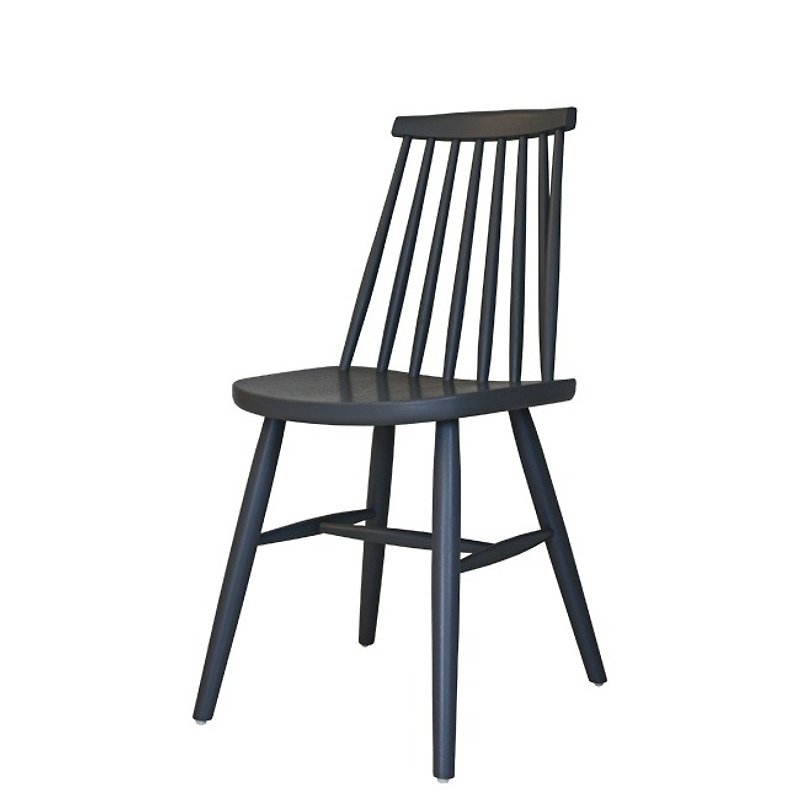 9076 solid wood dining chair - เฟอร์นิเจอร์อื่น ๆ - ไม้ สีดำ