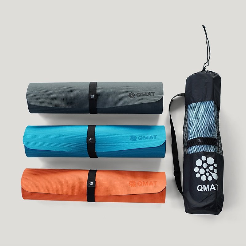 【QMAT】6mm yoga mat made in Taiwan - Yoga Mats - Eco-Friendly Materials Multicolor