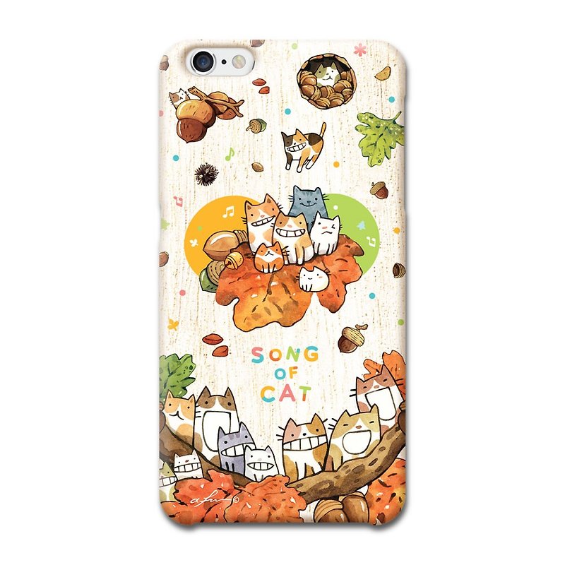 (Order order) afu illustration mobile phone case-iPhone series-Acorn Cat Chorus Club