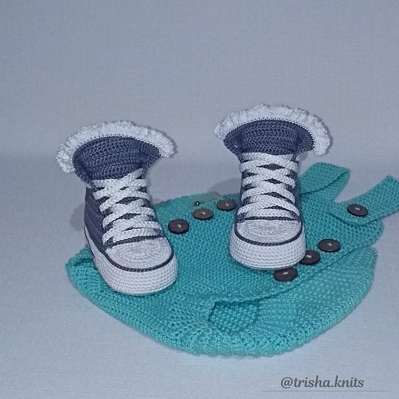 新生兒針織短靴運動鞋 Knitted booties sneakers for newborns