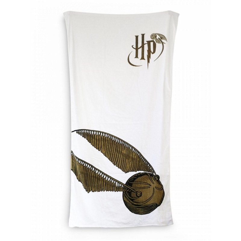 【Lipot】Golden Detective Imported Large Bath Towel - Towels - Cotton & Hemp White