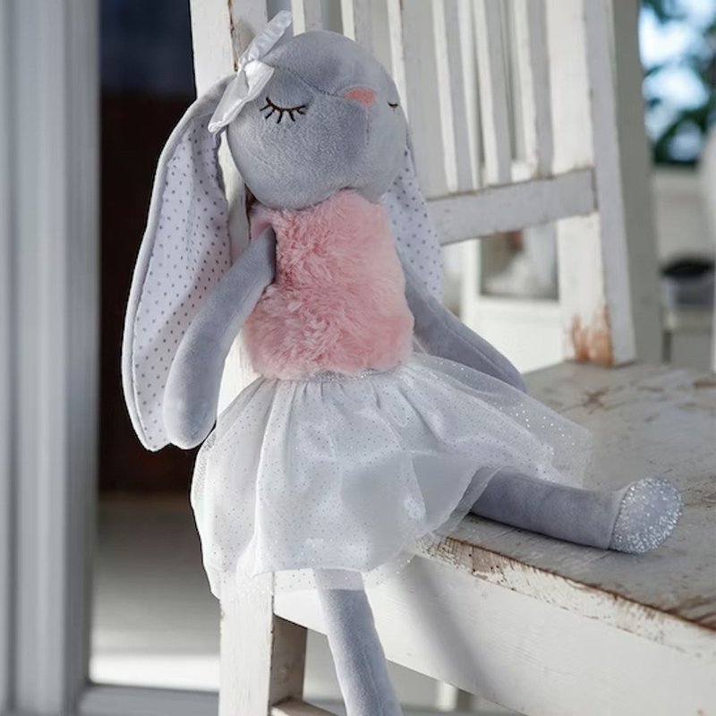 Nordic Swedish Teddykompaniet Kelly Ballet Bunny - ตุ๊กตา - เส้นใยสังเคราะห์ 