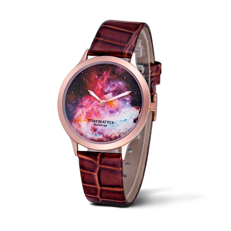 タイムマトリックスGALAXIASシリーズウォッチ-溶岩銀河 - 腕時計 - ステンレススチール 多色