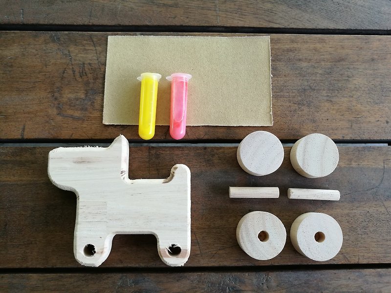 DIY wooden toy - DOG - Wood, Bamboo & Paper - Wood Brown