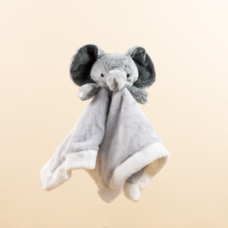 SimpliCute | Toby the Elephant Security Blanket - Stuffed Dolls & Figurines - Other Man-Made Fibers Silver