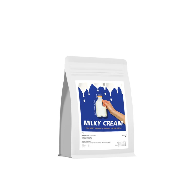 GRAPH | SIGNATURE BLEND - VARIETY MOOD SET - MILKY CREAM 1000g. - 咖啡/咖啡豆 - 其他材質 白色