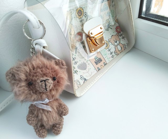 Bear key chain, Louis vuitton , Key chain , handmade key chain