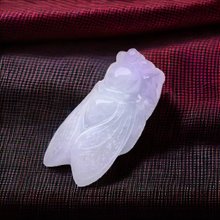 高品質 玉石彫刻 蝉　ペンダント　コレクション 送料無料 18金 翡翠 蝉(セミ)彫刻 ペンダントトップ ペンダントトップ RMR