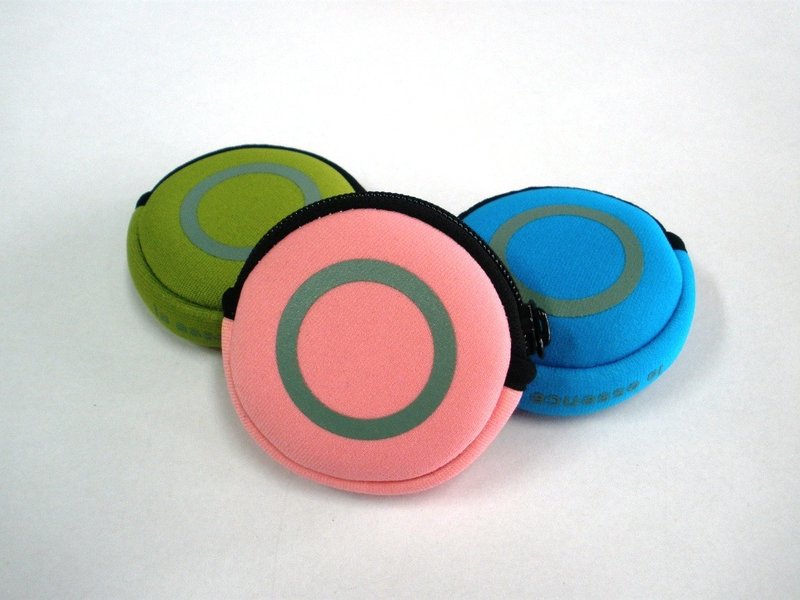 la essence Made in Taiwan LE-9606N Round Coin Pouch Accessory Organizer Pouch Diving Suit Fabric - Coin Purses - Waterproof Material 