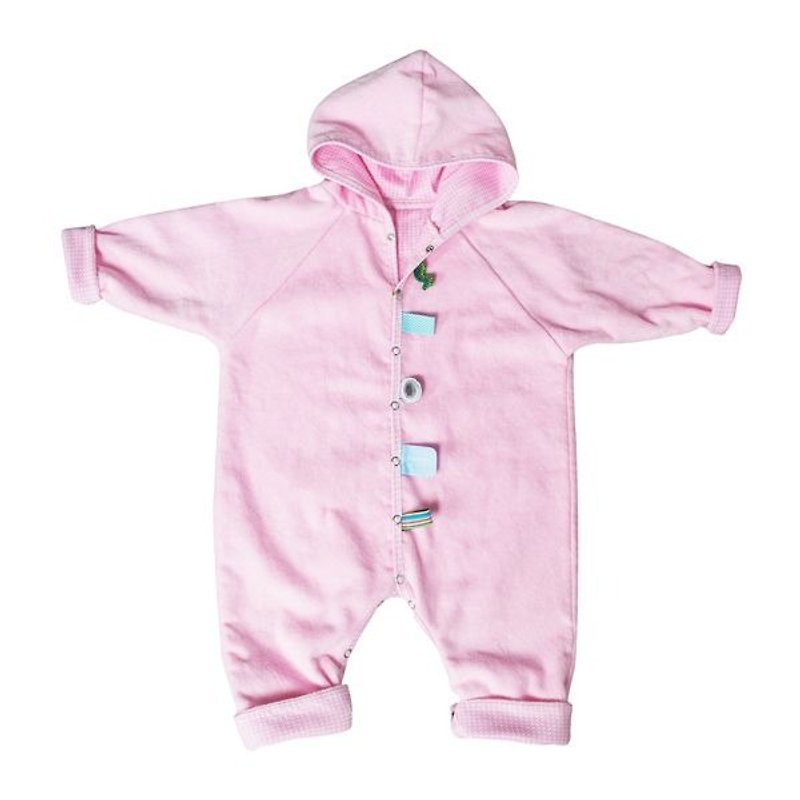 荷蘭Snoozebaby新生兒寶寶浴袍-寶貝紅 - 其他 - 棉．麻 粉紅色