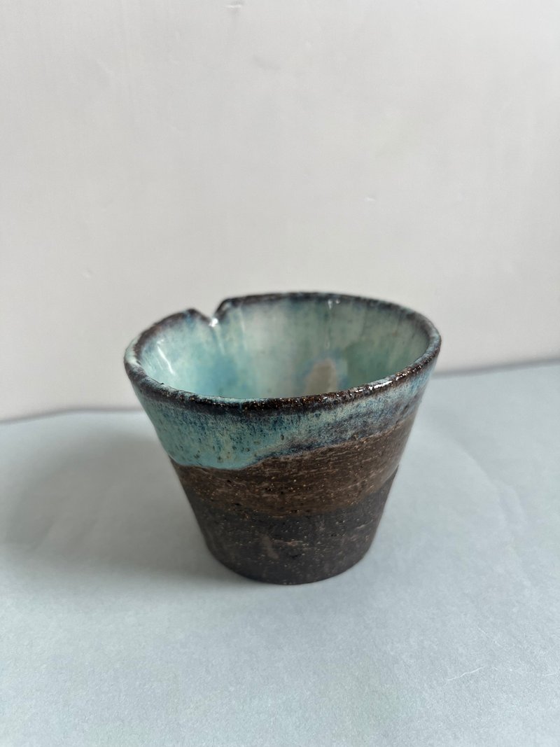 Coffee mug - Black Blue Lagoon - 咖啡杯/馬克杯 - 陶 黑色