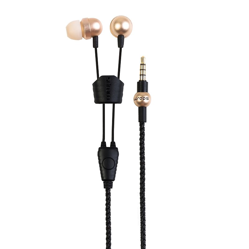 英國 Wraps【Core】時尚金屬系手環耳機 - 耳機/藍牙耳機 - 其他金屬 金色