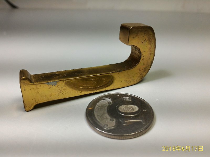 ヨーロッパとアメリカの古い作品のコレクションの早期輸出産業スタイル英語の単語銅の手紙の町の装飾（J） - その他 - 金属 