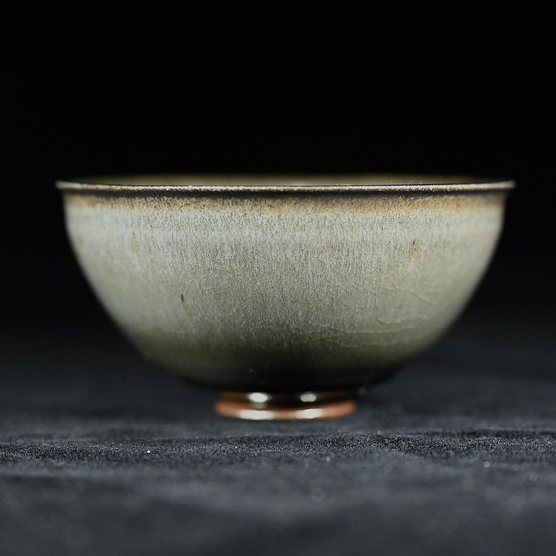 手作柴燒龍泉青瓷茶碗LONG031 - 茶壺/茶杯/茶具 - 其他材質 