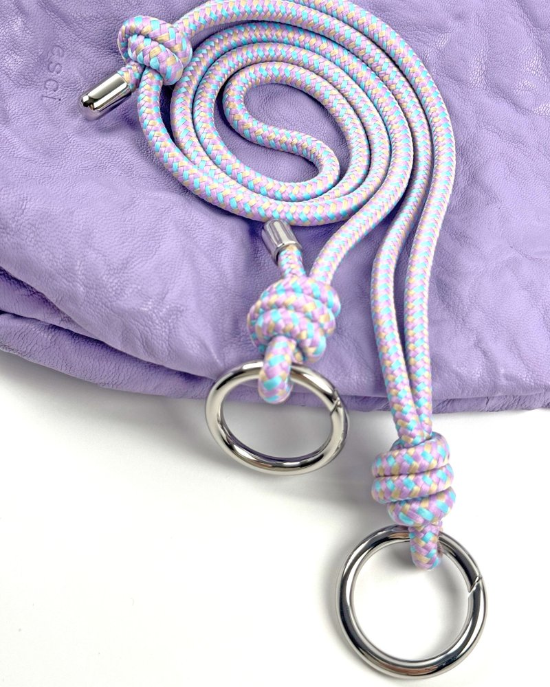 Cross Strap Lavender_bag strap_handmade - 手機掛繩/背帶 - 聚酯纖維 