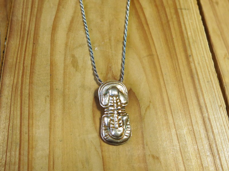 Agnostid Trilobite Pendant - Necklaces - Sterling Silver Silver