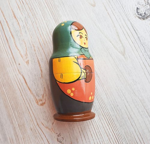 レトロ　ロシア　木製　人形 レトロ ロシア 木製 人形 - メルカリ