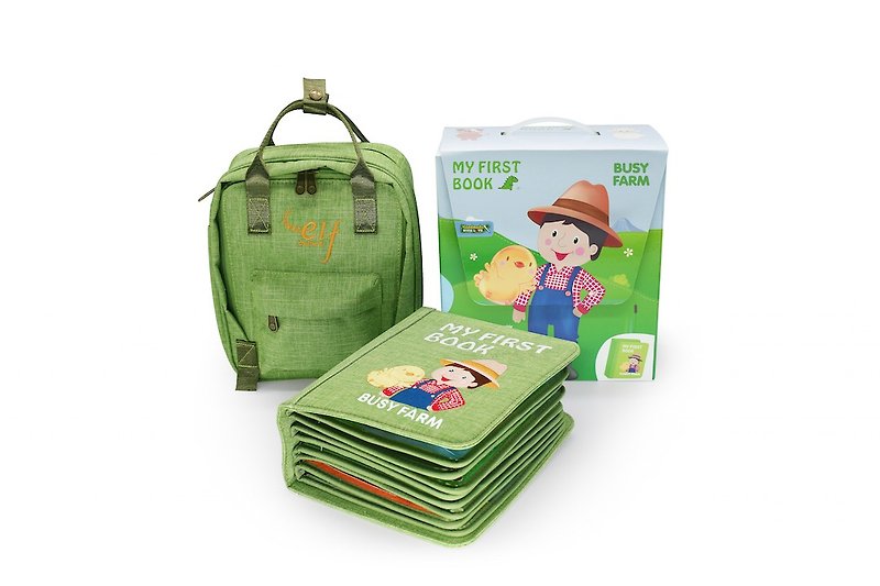 My First Book 11 -  Busy Farm (3Y+) - ของเล่นเด็ก - วัสดุอื่นๆ สีเขียว