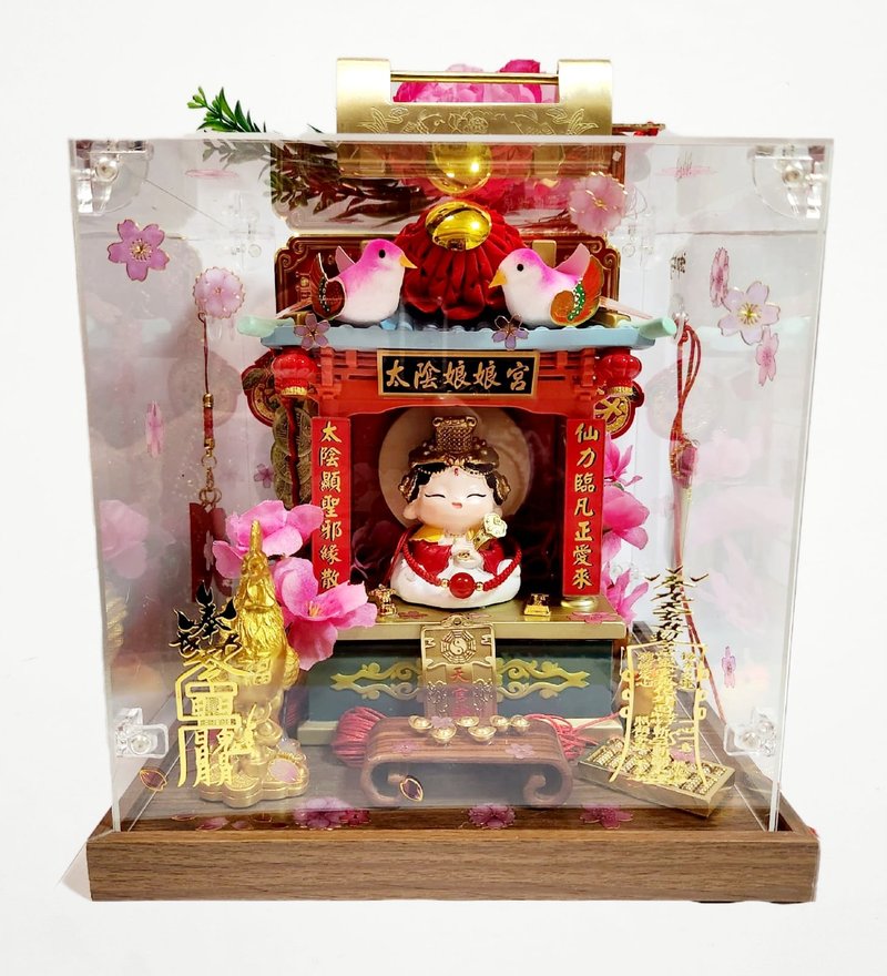 斬小三、爛桃花 - 太陰娘娘小廟 - 擺飾/家飾品 - 瓷 紅色