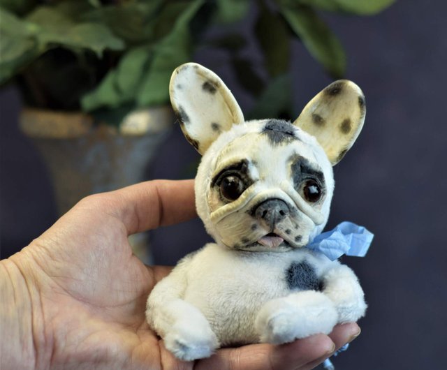 フレンチブルドッグ 法國鬥牛犬 ぬいぐるみ 犬の手作りインテリア ショップ Doll Shop 人形 フィギュア Pinkoi