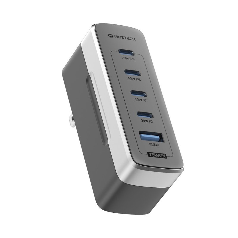 MOZTECH l Slimo Ultra-Thin GaN Power Supply (75W) - แกดเจ็ต - วัสดุอื่นๆ 