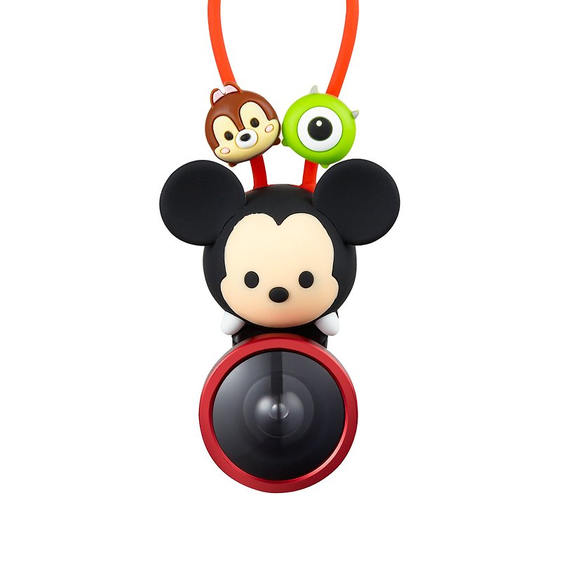 InfoThink TSUM TSUM Ultra Wide Angle 3 in 1 Mobile Phone Lens Clip - Mickey - Gadgets - Silicone Black