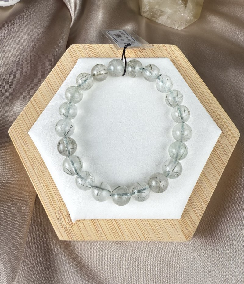 綠髮晶 水晶手鍊 事業財運 增強信心 情緒 能量 禮物 送禮 療癒 - 手鍊/手環 - 水晶 綠色