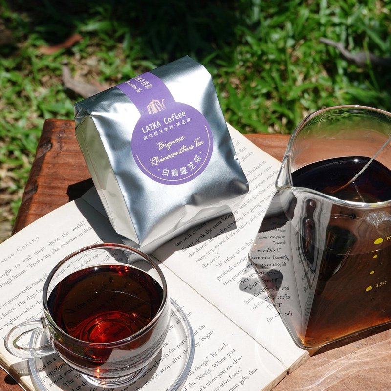 白鶴靈芝茶 紅茶發酵製程 鋁箔包裝 - 茶葉/茶包/水果茶 - 新鮮食材 紫色